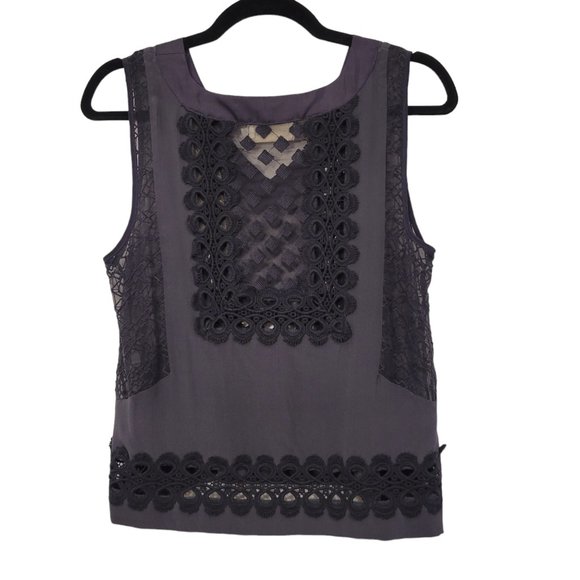 Johnny Was 4LoveAndLiberty Navy Blue Embroidered Sleeveless Top Size XS - Picture 2 of 3